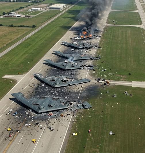 BREAKING NEWS B-2 Spirit Crash was shot down to…See more